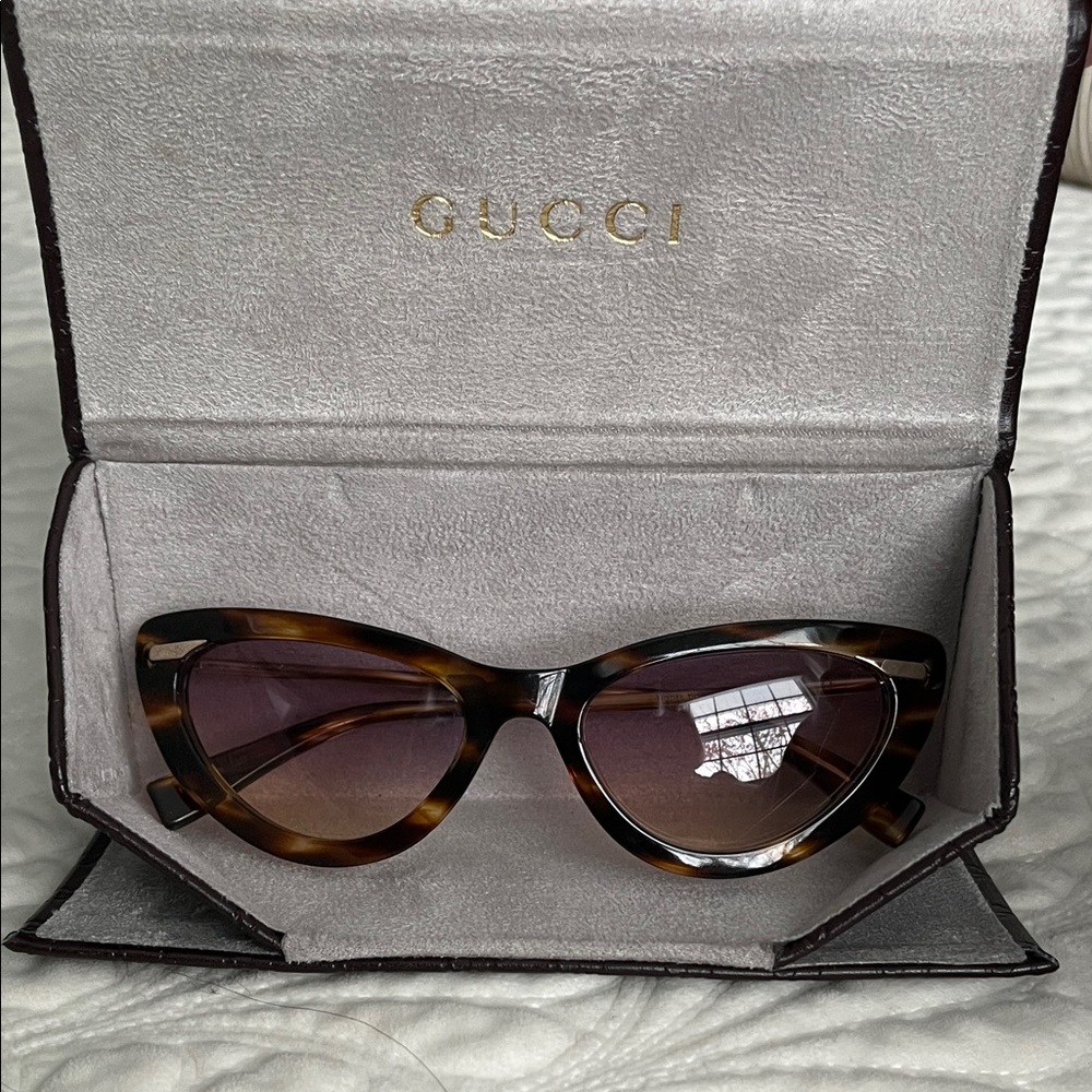 Derek Lam Tortoise Cat-Eye Sunglasses